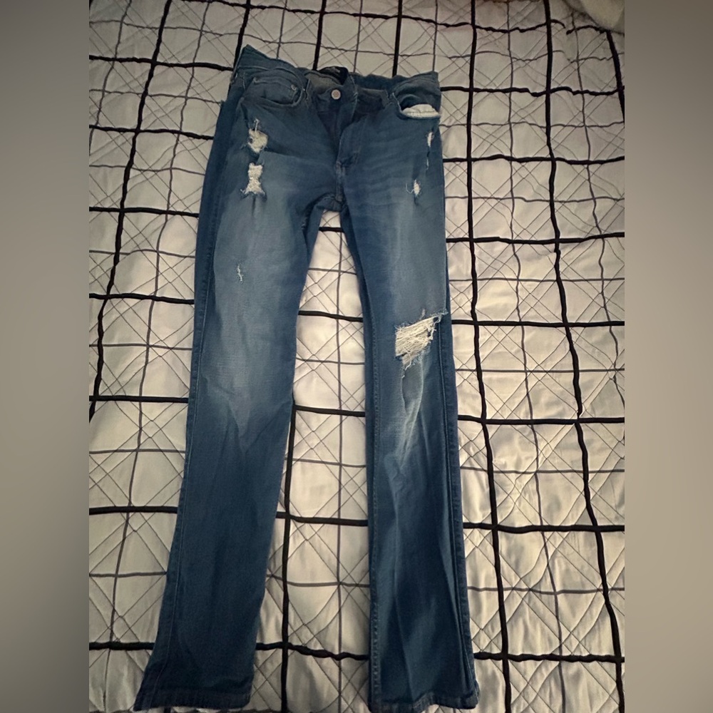 Skinny Blue Jeans